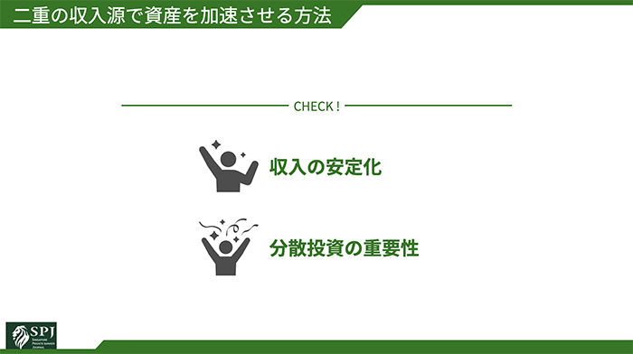 二重の収入源で資産を加速させる方法